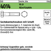 ISO 4014 10.9 Zinklamelle - Sechskantschrauben [500]