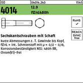 ISO 4014 12.9 Zinklamelle L/nc/x/x/480h/C Zinklamelle - Sechskantschrauben