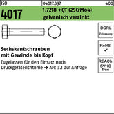 ISO 4017 1.7218 +QT galvanisch verzinkt DGRL - Sechskantschrauben