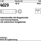 ISO 4029 45 H x 6 - Gewindestifte