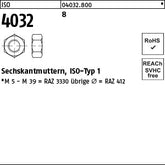 ISO 4032 6-8 - Sechskantmuttern