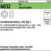ISO 4032 10 Zinklamelle - Sechskantmuttern [500]