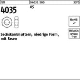 ISO 4035 05 - Sechskantmuttern