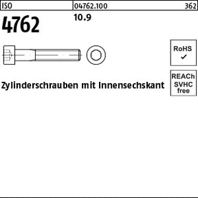Zylinderschrauben mit Innensechskant - ISO 4762 10.9