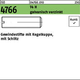 ISO 4766 14 H galvanisch verzinkt - Gewindestifte