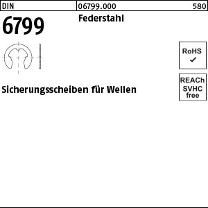 DIN 6799 Federstahl - Sicherungsscheiben