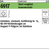 DIN 6917 C 45 / ÜH 13 feuerverzinkt - Scheiben