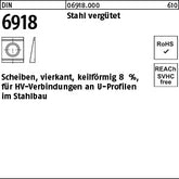 DIN 6918 C 45 / ÜH 13 Neigung 8% - Scheiben