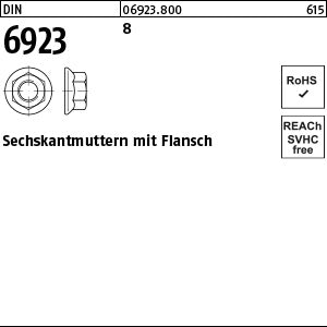 DIN 6923 8 - Sechskantmuttern