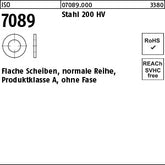 ISO 7089 Stahl 1, 6 ( x 0, 3) 200 HV - Scheiben