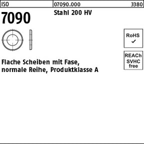 ISO 7090 Stahl 3 ( x 0, 5) 200 HV - Scheiben