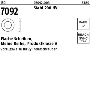 ISO 7092 Stahl 2 ( x 0, 3) 200 HV - Scheiben