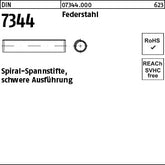 DIN 7344 Federstahl - Spiral-Spannstifte