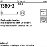 ISO 7380 -2 010.9 - Flachkopfschrauben mit Bund