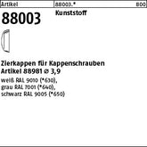 Kappen für Kappenschr. weiß - Zierkappen