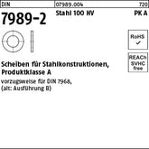 DIN 7989 -2 Stahl 12 Pk A ÜH x 8 - Scheiben