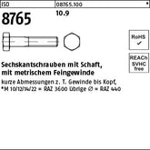 ISO 8765 10.9 x 30 - Sechskantschrauben