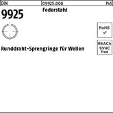 DIN 9925 Federstahldraht - Runddraht-Sprengringe