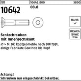ISO 10642 08.8 - Senkschrauben