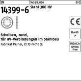 EN 14399 -6 Stahl Scheiben - Scheiben, rund
