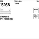 DIN 15058 Stahl Achshalter - Achshalter