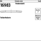 EN 16983 Stahl x 0, 3 - Tellerfedern