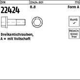 DIN 22424 8.8 AM - Dreikantschrauben