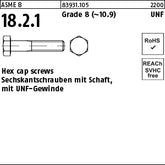 Hex cap screws Grade 8 1/4 - 28 UNF x 1 1/4 (32 mm) - Hex cap screws