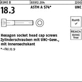 Hex socket head cap screws #2 - 56 UNC x 1/4 (6 mm) - Hex socket cap screws