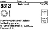 SCHNORR - Scheiben Federstahl VS - SCHNORR-Sperrzahnsch.