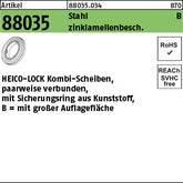 HEICO-LOCK Kombischeiben Stahl HKB- 8 Zinklamellenbeschichtung Zinklamellenbeschichtung - HEICO-LOCK Kombisch.