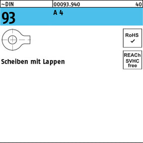 DIN 93 A4 - Scheiben