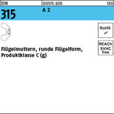 DIN 315 A2 - Flügelmuttern