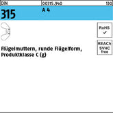 DIN 315 A4 - Flügelmuttern
