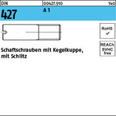 DIN 427 1.4305 rostfrei - Schaftschrauben