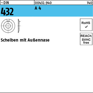 DIN 432 A4 - Scheiben