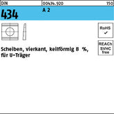 DIN 434 A2 Neigung 8 % - U-Scheiben