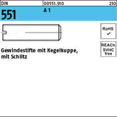 DIN 551 1.4305 rostfrei - Gewindestifte
