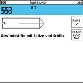 DIN 553 1.4305 rostfrei - Gewindestifte
