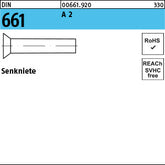DIN 661 A2 - Senkniete