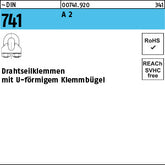 DIN 741 A2 3 mm / 1/8 ähnlich DIN 741 - Drahtseilklemmen