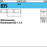 DIN 835 A4 - Stiftschrauben