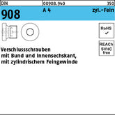 DIN 908 A4 (Zylindergewinde) - Verschlußschrauben