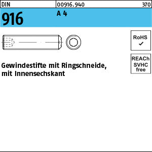 DIN 916 A4 - Gewindestifte