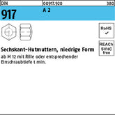 DIN 917 A 1 / A2 - Sechskant-Hutmuttern [000]