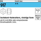 DIN 917 A4 - Sechskant-Hutmuttern
