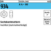 DIN 934 A4-80 A4-80 - Sechskantmuttern