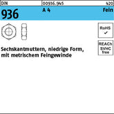 DIN 936 A4 - Sechskantmuttern [050]