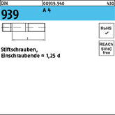 DIN 939 A4 - Stiftschrauben