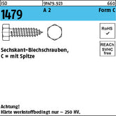 ISO 1479 A2 Form C - Blechschrauben